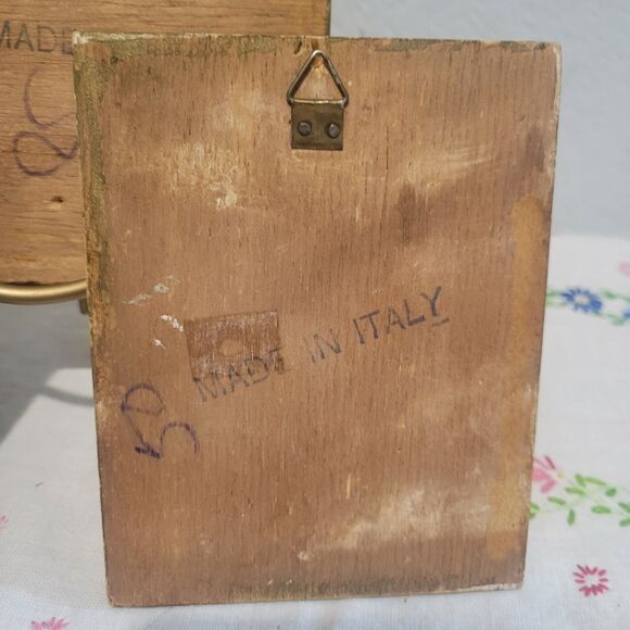 Vintage Florentine Gold Gilt Floral Wall Plaques Set of 3 MCM Made in Italy - Picture 6 of 16